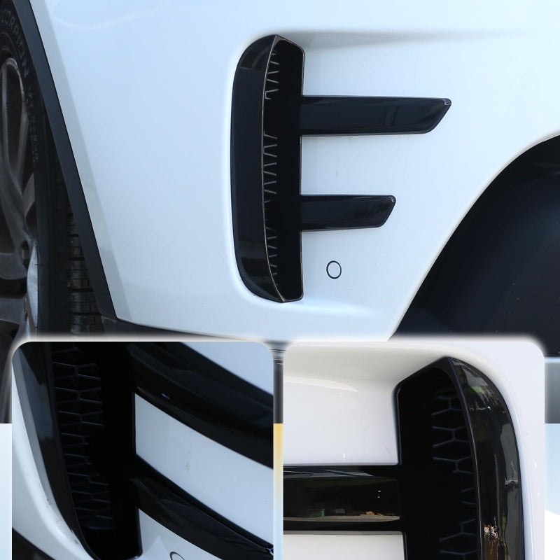 LLKUANG Front Bumper Grille Air Vent Cover Compatible with Land Rover Discovery 5 L462 2017-2023,Front Grille Air Inlet Decorative Accessories(for Discovery 5 2017-2023) - Image 5